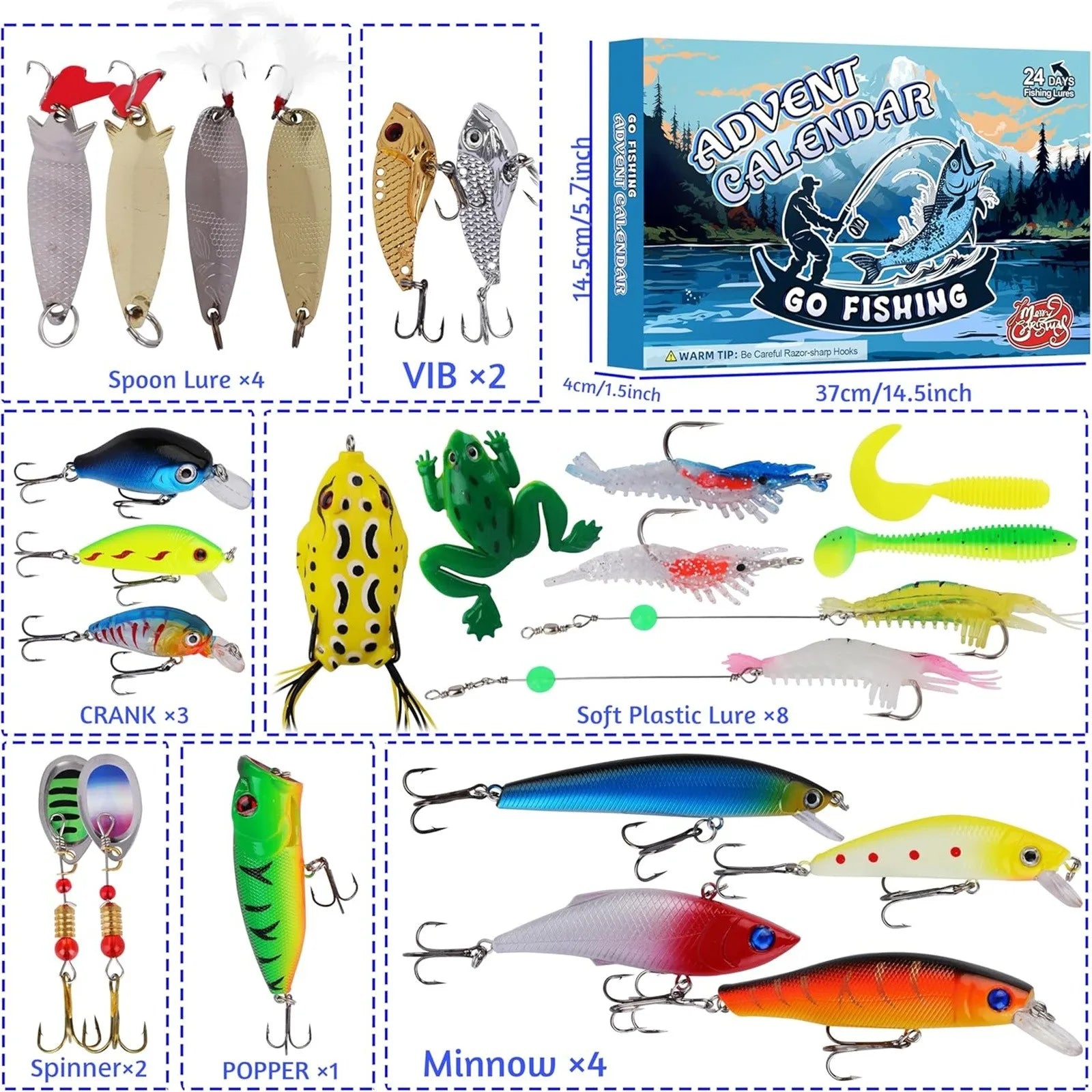 Chistamas Advent Fishing calendar