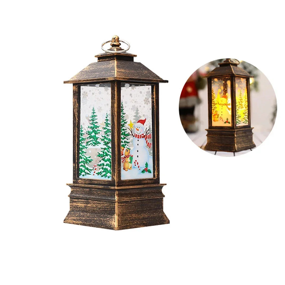 Christmas Santa Lantern