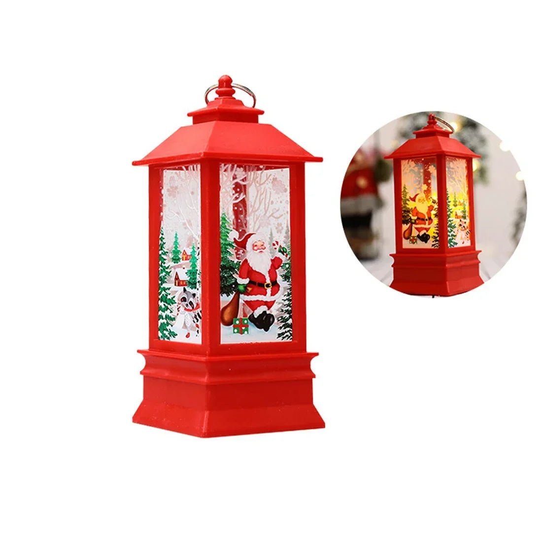 Christmas Santa Lantern